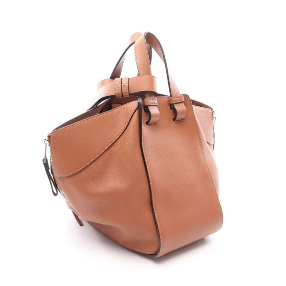 Loewe Leather Brown Hammock Handbag Brown